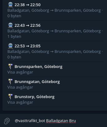 Inline query and table view